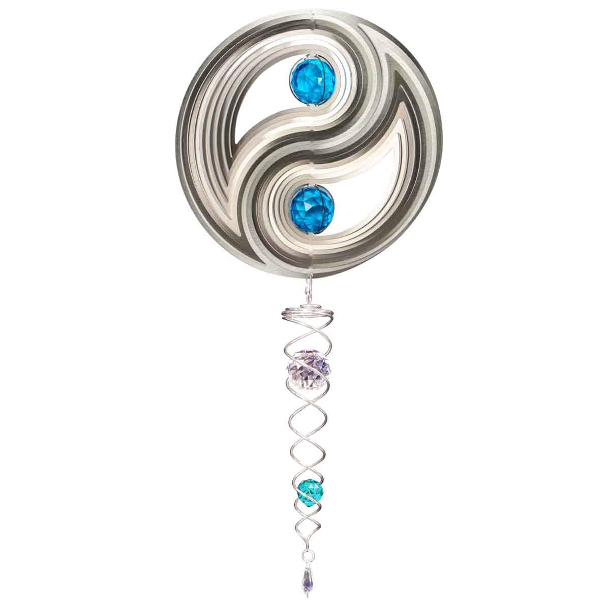 PROLOSO 3D Whale Design Hanging Kinetic Wind Spinner Metal