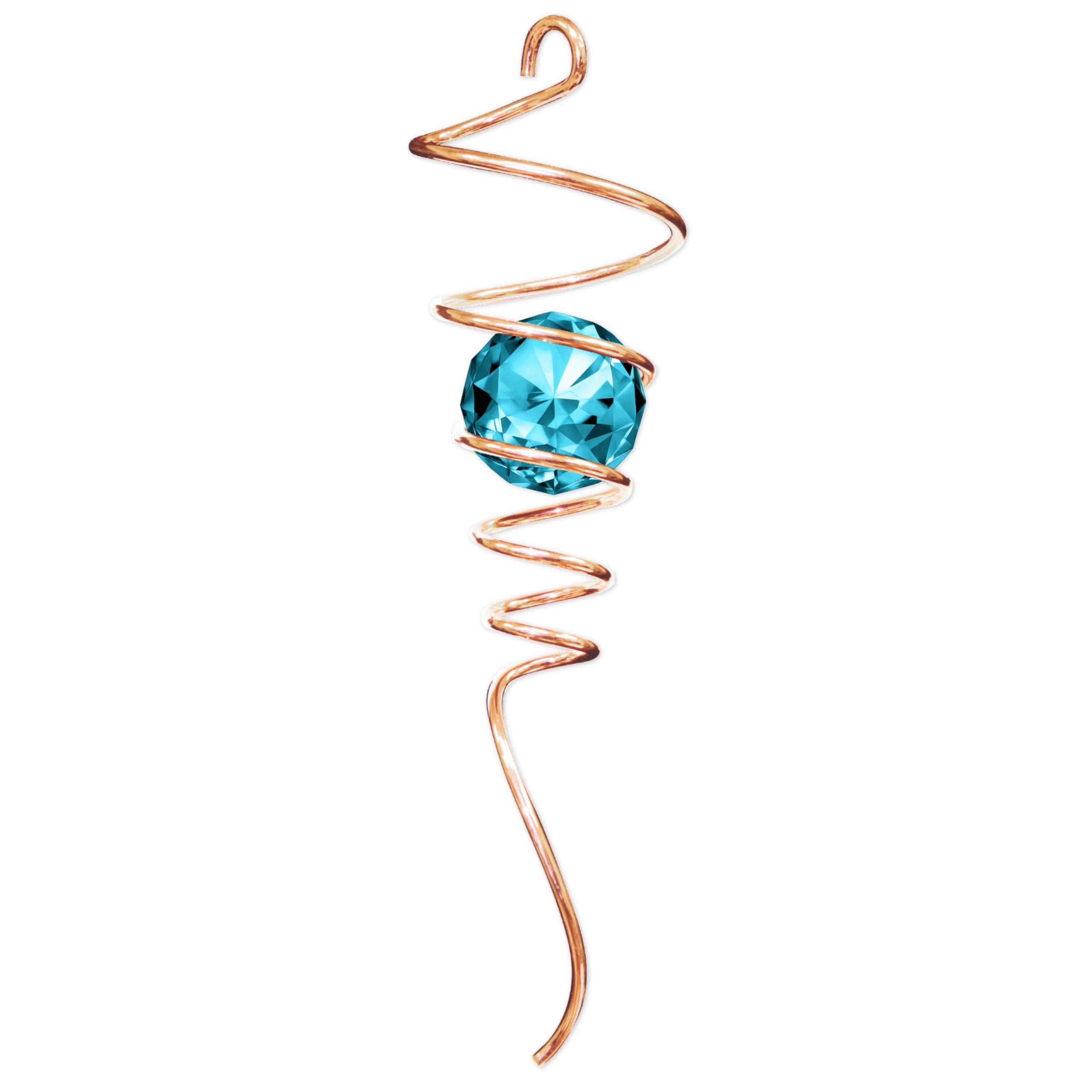 842 Copper Aqua Tail | Spinfinity Designs